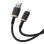 Cable Lightning a USB Baseus 1 m Negro