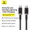Cable USB-C Baseus Dura Series Carga Rápida 2 m USB 2.0 Negro/Dorado