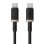 Cable USB-C Baseus Dura Series Carga Rápida 2 m USB 2.0 Negro/Dorado