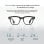 Blackview BV300 Gafas Inteligentes Cámara HD IA Integrada Altavoces Bluetooth Cristal Transparente