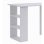 Mesa de escritorio Home Heavenly Deski con cajonera y estantería blanca