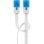 Cable de red Goobay 96303 Cat6a 0,5 m U/UTP RJ-45 Blanco