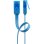 Cable reseau Goobay 96306 Cat6a UTP 1 m Bleu