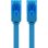 Cable reseau Goobay 96306 Cat6a UTP 1 m Bleu
