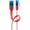 Cable Goobay 96300 Cat6 UTP RJ-45 Rouge 0,5 m