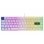 Teclado The G-Lab Keyz Hydrogen membrana compacto retroiluminado RGB AZERTY francés