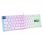 Teclado The G-Lab Keyz Hydrogen membrana compacto retroiluminado RGB AZERTY francés