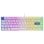 Teclado The G-Lab Keyz Hydrogen membrana compacto RGB AZERTY francés