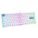 Teclado The G-Lab Keyz Hydrogen membrana compacto RGB AZERTY francés