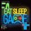 Luz LED Neón Decorativa Forever Eat Sleep Game Multicolor