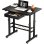 Bureau GTPLAYER Gaming Elevable 80x50 Tiroirs Roues Noir