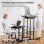 Bureau GTPLAYER Gaming Elevable 80x50 Tiroirs Roues Noir