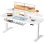 Table GTPLAYER Height-Adjustable 120x60 Monitor Tablet 3mem White