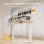 Table GTPLAYER Height-Adjustable 120x60 Monitor Tablet 3mem White