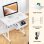 Bureau GTPLAYER Elevable 80x50 Roues Tiroirs Blanc