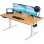 Mesa gaming elevable GTPLAYER 160x70 cm eléctrica USB marrón