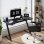 GTplayer Gaming Schreibtisch 120x60 Carbon USB LED