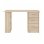 Mesa de escritorio Home Heavenly Deski con cajonera de 3 cajones y estantería abierta beige