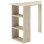 Mesa de escritorio Home Heavenly Deski con cajonera de 3 cajones y estantería abierta beige
