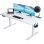 Mesa gaming elevable GTPLAYER 140x60 USB y gancho