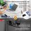 Mesa gaming elevable GTPLAYER 140x60 USB y gancho