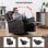 Sillón Relax Para Tv Con Respaldo Y Reposapiés Ajustables, Sillón Lounge 360° Giratorio De Cuero Pu Con Portavasos Y Bolsillos Laterales, Soporte Ergonómico Para Cuerpo Completo - Marrón