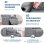 Sillón Relax De Tela Para Salón Con Respaldo Ajustable Manual, Reposapiés Extraíble, Giro 360°, Portavasos, Bolsillos Laterales Y Diseño Ergonómico - Gris Oscuro