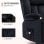 Sillón Relax Giratorio Manual Para Adultos Con Respaldo Y Reposapiés Ajustables, Sillón Lounge 360° Para Salón, Tela Suave, Ergonómico - Negro