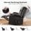 Sillón Relax Giratorio Manual Para Adultos Con Respaldo Y Reposapiés Ajustables, Sillón Lounge 360° Para Salón, Portavasos, Bolsillos Laterales, Tela Suave, Ergonómico - Gris