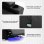 Sillón Para Tv Relax Con Función Reclinable Y Led, Sillón Ajustable Eléctrico Hasta 150kg Con Masaje Para Salón Dormitorio Home Cinema - Negro