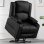 Sillón Relax Eléctrico Con Asistencia De Elevación, Sillón Para Tv Con Masaje Y Función Reclinable, Sillón Powerlift Para Personas Mayores - Negro
