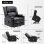 Sillón Relax Eléctrico Con Asistencia De Elevación, Sillón Para Tv Con Masaje Y Función Reclinable, Sillón Powerlift Para Personas Mayores - Negro