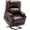 Sillón Relax Eléctrico Con Asistencia De Elevación, Sillón Para Tv Con Masaje Y Función Reclinable, Sillón Powerlift Para Personas Mayores - Marrón
