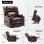 Sillón Relax Eléctrico Con Asistencia De Elevación, Sillón Para Tv Con Masaje Y Función Reclinable, Sillón Powerlift Para Personas Mayores - Marrón