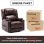 Sillón Relax Eléctrico Con Asistencia De Elevación, Sillón Para Tv Con Masaje Y Función Reclinable, Sillón Powerlift Para Personas Mayores - Marrón