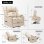 Sillón Relax Eléctrico Con Asistencia De Elevación, Sillón Para Tv Con Masaje Y Función Reclinable, Sillón Powerlift Para Personas Mayores - Beige