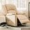 Sillón Relax Eléctrico Con Asistencia De Elevación, Sillón Para Tv Con Masaje Y Función Reclinable, Sillón Powerlift Para Personas Mayores - Beige