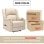 Sillón Relax Eléctrico Con Asistencia De Elevación, Sillón Para Tv Con Masaje Y Función Reclinable, Sillón Powerlift Para Personas Mayores - Beige