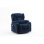 Sillón Relax Con Asistencia De Elevación Y Masaje, Superficie De Tela, Sillón Eléctrico Para Tv Con Función Reclinable - Tela Azul