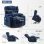 Sillón Relax Con Asistencia De Elevación Y Masaje, Superficie De Tela, Sillón Eléctrico Para Tv Con Función Reclinable - Tela Azul