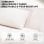 Sofá-cama GTPLAYER 3 lugares encosto ajustável tecido Teddy branco