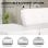Sofá-cama GTPLAYER 3 lugares encosto ajustável tecido Teddy branco