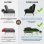 Sofá Cama Con Función De Cama, Funda Futón Plegable, Sofá Cama, Sofá Esquinero, Cama Invitados, Sofá 3 Plazas, Con Respaldo Ajustable En Tela - Verde