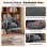 Silla De Maquillaje Con Ruedas En Forma De Flor, Silla De Escritorio Con Doble Respaldo Y Cojín Nube, Silla Giratoria Altura Ajustable, Silla De Oficina Para Dormitorio Homeoffice, Lino - Gris