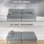 Sofá Cama Plegable Con Función De Cama - Sofá 2 En 1, Sofá Cama Multifuncional Con Gran Superficie De Descanso, Sofá Cama Ahorraespacio Para Salón, Habitación De Invitados Y Home Cinema - Gris