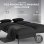 Sofá Cama Plegable Con Función De Cama - Sofá 2 En 1, Sofá Cama Multifuncional Con Gran Superficie De Descanso, Sofá Cama Ahorraespacio Para Salón, Habitación De Invitados Y Home Cinema - Negro
