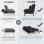 Sofá Cama Plegable Con Función De Cama - Sofá 2 En 1, Sofá Cama Multifuncional Con Gran Superficie De Descanso, Sofá Cama Ahorraespacio Para Salón, Habitación De Invitados Y Home Cinema - Negro