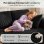 Divano angolare Boneless modulare letto 263cm velluto nero grande