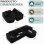 Ecksofa Boneless 243cm Modular Samt Schwarz mit Chaiselongue