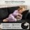 Divano angolare Boneless modulare letto 243cm velluto nero tasche laterali